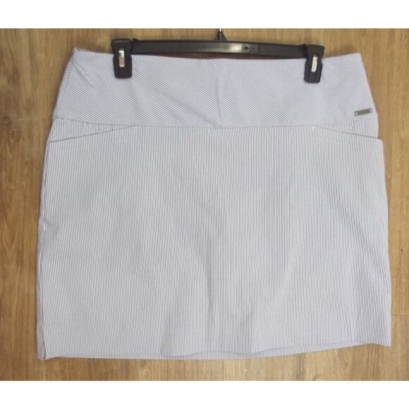 SC & Co Pants - SC & Co Womens GOLF SKORT - Size XXL - Blue Seersucker Pockets Skirt Compression
